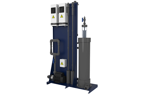 SKID ozone triogen piscine